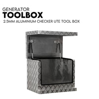 Aluminium Toolbox Ute Tool box Generator Trailer Truck Canopy 615x400x500