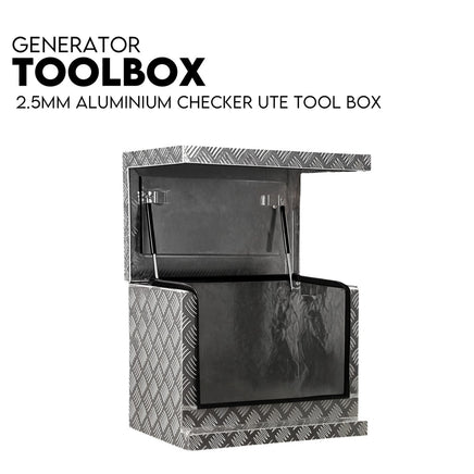 Aluminium Toolbox Ute Tool box Generator Trailer Truck Canopy 615x400x500