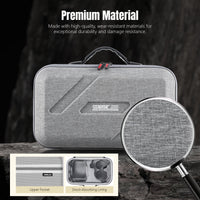 STARTRC Flip Drone Case for DJI Flip Fly More Combo,Portable PU Leather Shoulder Bag Can Organizes RC2/RC-N3 Remote, 7 Original Batteries, Charging Hub, 65W Charger, Flip Drone and Other Accessories