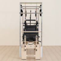 Lifespan Fitness Contour Cadillac Pilates Reformer with Full Trapeze Table (Black)