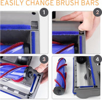 Motorhead & Fluffy Head Combo for Dyson  V7 V8 V10 V11 V15 & Outsize