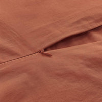 Gioia Casa 100% Cotton Vintage Washed Bed Quilt Cover Set (2Pcs) - Brick - Single