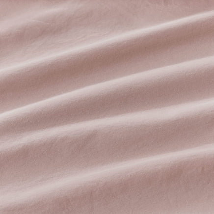 100% Cotton Vintage Washed Bed Quilt Cover Set - Pink - Single