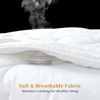 Ultra-Warm Bamboo-Blend Winter Quilt 500GSM - Hypoallergenic, Breathable & Dust-Mite Resistant Quilt