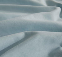 Vintage Washed Microfibre Sheet Set (Blue, Queen)
