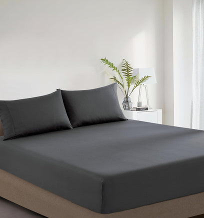 100% Vintage Washed Cotton Fitted Sheet Combo Set – 100% Natural Cotton, Ultra Soft & Breathable – Includes Fitted Sheet &...