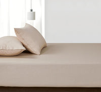 100% Vintage Washed Cotton Fitted Sheet Combo Set – 100% Natural Cotton, Ultra Soft & Breathable – Includes Fitted Sheet &...