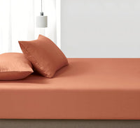 100% Vintage Washed Cotton Fitted Sheet Combo Set – 100% Natural Cotton, Ultra Soft & Breathable – Includes Fitted Sheet &...