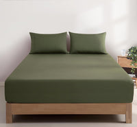 100% Vintage Washed Cotton Fitted Sheet Combo Set – 100% Natural Cotton, Ultra Soft & Breathable – Includes Fitted Sheet &...