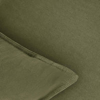 Linen Cushion Covers - 30% Linen 70% Cotton Blend, Soft & Breathable with Hidden Zipper Design - Olive Green, 45cm x 45cm ...