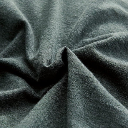 100% Jersey Cotton Quilt Cover Set - Green - Super King