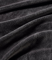 Gioia Casa 2 in 1 Teddy Sherpa Quilt Cover Set and Blanket (Charcoal, Super King)