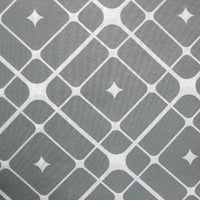 Artex Grey Stars Quilt Cover Set Queen