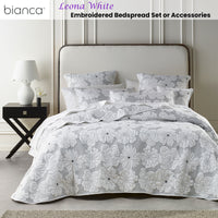 Bianca Leona White 4 Pcs Bedspread Set Queen