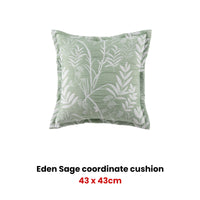 Bianca Eden Sage Coordinate Square Filled Cushion