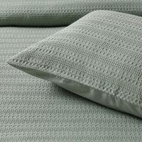 Bianca Kahlani Sage Waffle Quilt Cover Set Double