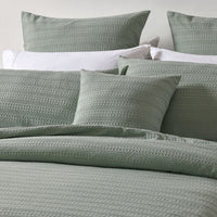 Bianca Kahlani Sage Waffle Quilt Cover Set Super King