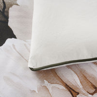 Bianca Somerset White Cotton Sateen Floral Quilt Cover Set King