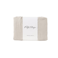 Vintage Design Homewares Natural French Linen Quilt Cover Set Super King