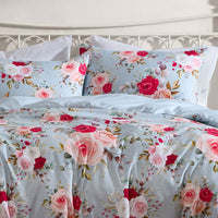 Ardor Amelie Multi Floral Printed Quilt Cover Set Queen