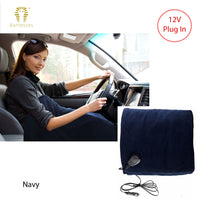 Ramesses Electric heated Car Snuggle 110 x 150 cm Navy