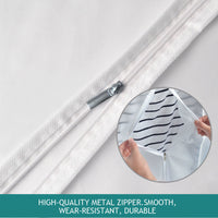 6Pcs Suit Dress Clothing Dust Cover Bag Jacket Wardrobe Storage Coat Protector (2M+2L+2XL)