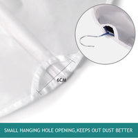 6Pcs Suit Dress Clothing Dust Cover Bag Jacket Wardrobe Storage Coat Protector (2M+2L+2XL)