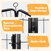 Pet Dog Playpen Puppy Exercise Cage Enclosure Fence Metal Outdoor 8 Panel