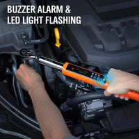 3/8" Drive Digital Torque Wrench Electronic Adjustable Torque Range 44ftlb