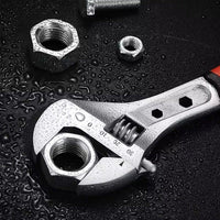 8inch 10inch 12inch Durable Chrome Vanadium Steel Rubberized Grip Adjustable Wrench - 12inch