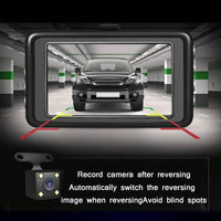 1080p Hd 3.0 Wide-angle Driving Recorder with Reversing Image - Compact Size