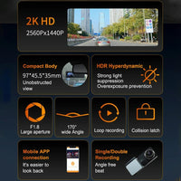 2k Night Vision Car Recorder with Wifi & Mobile App Support