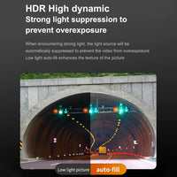 2k Night Vision Car Recorder with Wifi & Mobile App Support