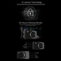 3 Car Dash Cam with 1080p Hd Night Vision & 170 Degree View