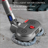 Electric Vacuum Cleaner with Integrated Mopping Head and Water Tank - Includes 6 Rag Pieces - For Dyson V15