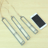 Charming Iron Art Glass Wall Hanging for Home Gardening - Size l