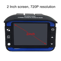 2.4 Video Camera Dvr & Radar Detector - Hd 720p