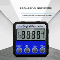 Digital Display Inclinometer with Strong Magnetic Adsorption and Multi-angle Flip