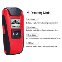 Multifunctional Metal Wall Detector with Cable Wire Reinforcement