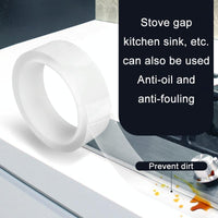 3-piece Window Frame Gap Tape - 5cm x 5m - Plastic Steel