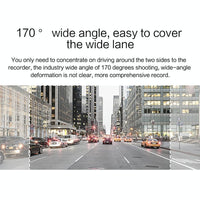 7 Lcd Touch Screen Rear View Mirror Car Recorder with Separate Camera