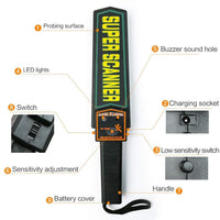 Hand-held Metal Detector - 60mm Detection Distance