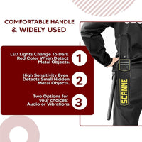 Hand-held Metal Detector - 60mm Detection Distance