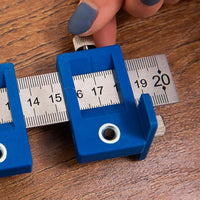 Aluminum Punch Locator for Cabinet Doors -all Aluminum Alloy Black