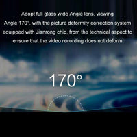 1080p Hd Multi-language Driving Recorder with 3 Lenses