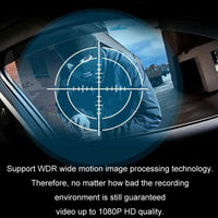 1080p Hd Multi-language Driving Recorder with 3 Lenses