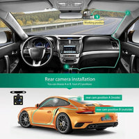 1080p Hd Multi-language Driving Recorder with 3 Lenses