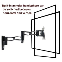 Telescopic Rotating Tv Wall Mount for Gibbon L33 Monitors