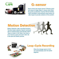 Full Hd 1080p Car Dvr Camera with 2.45 Ips Screen and 170 Degree Wide Angle View