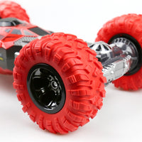 33cm Red 2.4ghz Double-sided Twisted Off-road Rc Toy Car for Kids